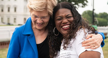Elizabeth Warren and Cori Bush Team Up to Give the Presidency New Superpowers